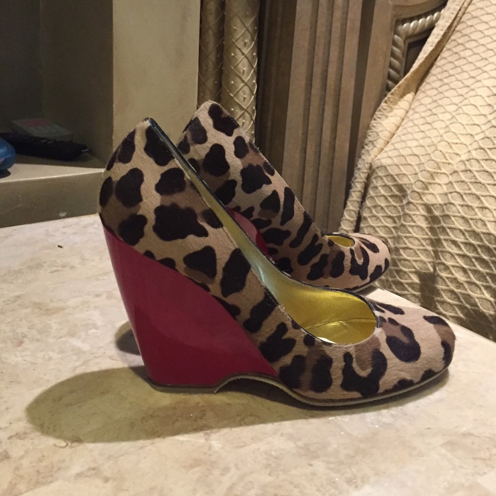 SALE 🇺🇸Giuseppe zanotti pony hair, leopard print